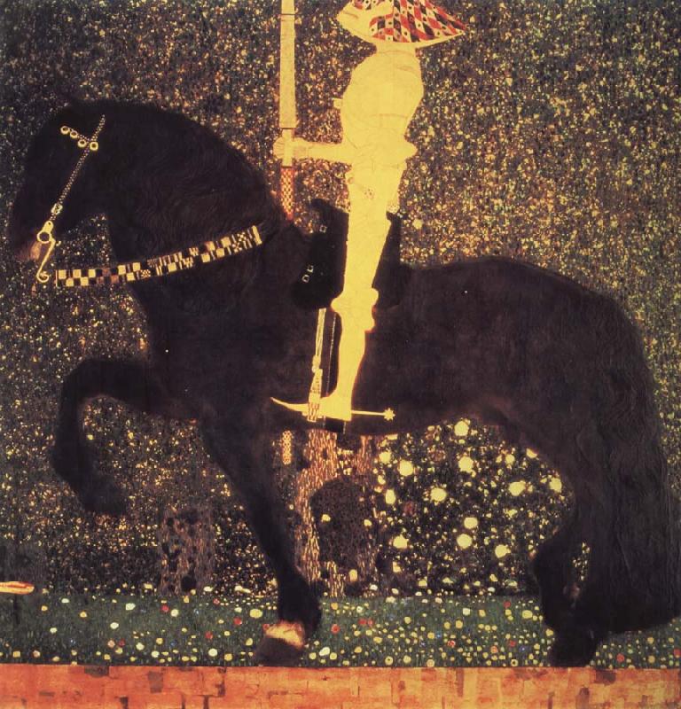 Gustav Klimt The golden knight